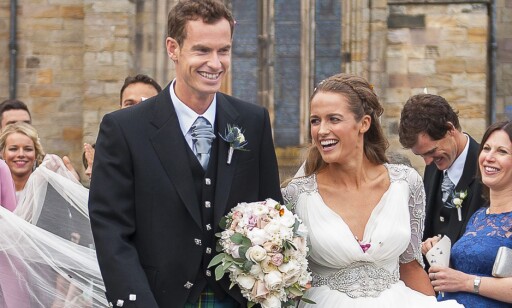 GIFT: Andy Murray og Kim Sears giftet seg i april 2015. Foto: EPA/JOEY KELLY GIFT: Andy Murray og Kim Sears giftet seg i april 2015. Foto: EPA/JOEY KELLY 