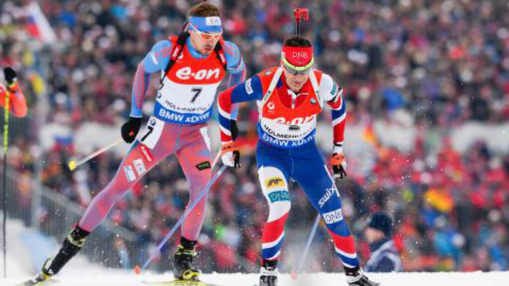 SLÅTT AV NORGE: Russiske Anton Shipulin endte uten medaljer i et mesterskap hvor han var en av de største favorittene. For Ole Einar Bjørndalen sin del ble det annerledes. Superveteranen på 42 år vant bronse på fellesstaren og tok medalje på fire av fem starter. Foto: Jonathan Nackstrand / AFP / NTB Scanpix SLÅTT AV NORGE: Russiske Anton Shipulin endte uten medaljer i et mesterskap hvor han var en av de største favorittene. For Ole Einar Bjørndalen sin del ble det annerledes. Superveteranen på 42 år vant bronse på fellesstaren og tok medalje på fire av fem starter. Foto: Jonathan Nackstrand / AFP / NTB Scanpix