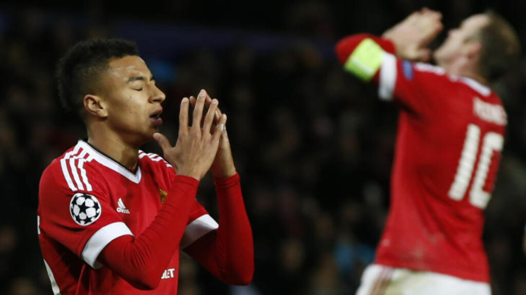 MÅLLØST: Verken Manchester United eller PSV greide å score på Old Trafford i kveld. Her etter at Jesse Lingard nettopp har brent sin store sjanse. Foto: NTB Scanpix MÅLLØST: Verken Manchester United eller PSV greide å score på Old Trafford i kveld. Her etter at Jesse Lingard nettopp har brent sin store sjanse. Foto: NTB Scanpix