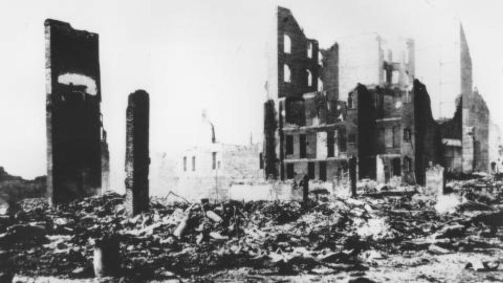 SAN FRANCISCO: I gamle dager fikk jordskjelv store konsekvenser i San Francisco. Her er et bilde fra 1906. Foto: AP Photo/U.S. Geological Survey SAN FRANCISCO: I gamle dager fikk jordskjelv store konsekvenser i San Francisco. Her er et bilde fra 1906. Foto: AP Photo/U.S. Geological Survey