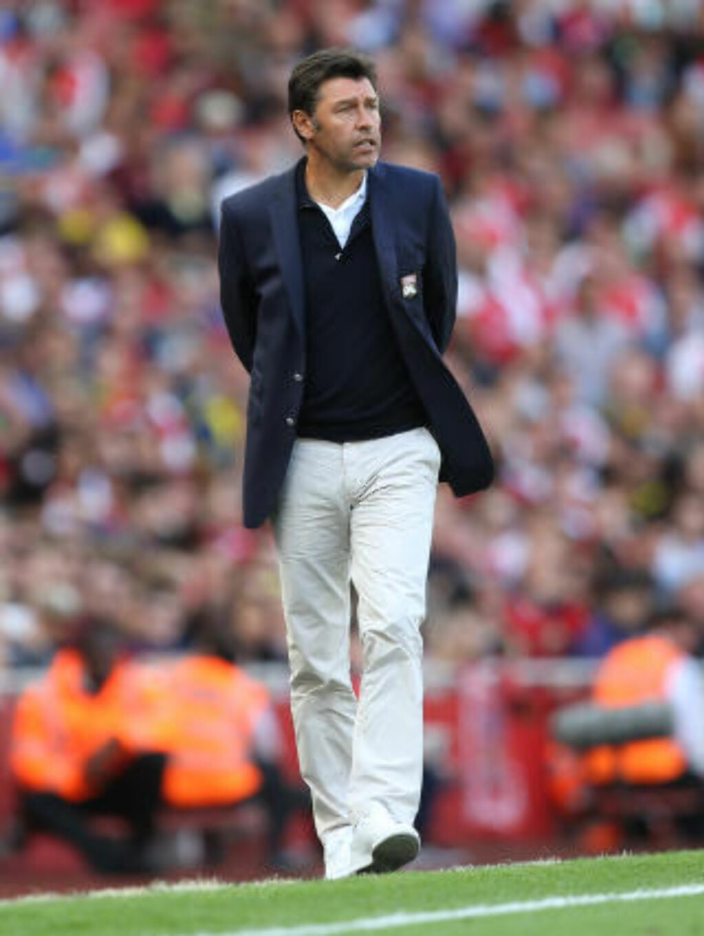 LYON-MANAGER: Hubert Fournier ga Yttergård Jenssen tillit mot Arsenal. Foto: Scanpix LYON-MANAGER: Hubert Fournier ga Yttergård Jenssen tillit mot Arsenal. Foto: Scanpix
