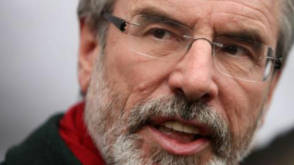 PÅGREPET: Sinn Féin-leder Gerry Adams. Foto: AFP / Peter Muhly / NTB scanpix PÅGREPET: Sinn Féin-leder Gerry Adams. Foto: AFP / Peter Muhly / NTB scanpix
