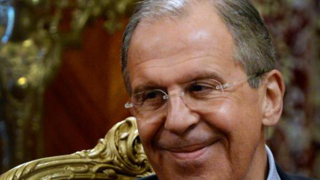 INGEN PLANER: - Vi har absolutt ingen intensjon om og ingen interesse av å krysse den ukrainske grensa, sier Lavrov. Foto: AFP / NTB scanpix INGEN PLANER: - Vi har absolutt ingen intensjon om og ingen interesse av å krysse den ukrainske grensa, sier Lavrov. Foto: AFP / NTB scanpix