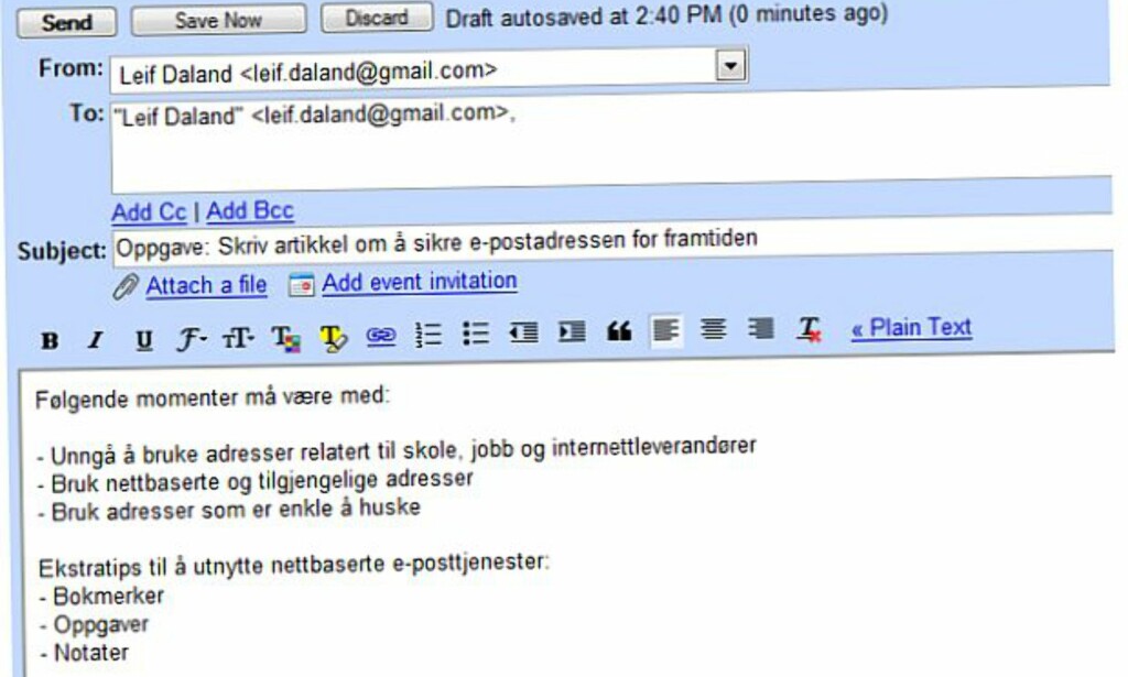 image: Slik sikrer du e-postadressen image: Slik sikrer du e-postadressen