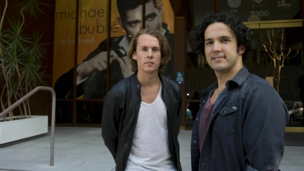 ETTER SHOWET: Ylvis-brødrene møtte Dagbladet etter Ellen DeGeneres Show. Foto: Magnus Sundholm/Aftonbladet ETTER SHOWET: Ylvis-brødrene møtte Dagbladet etter Ellen DeGeneres Show. Foto: Magnus Sundholm/Aftonbladet