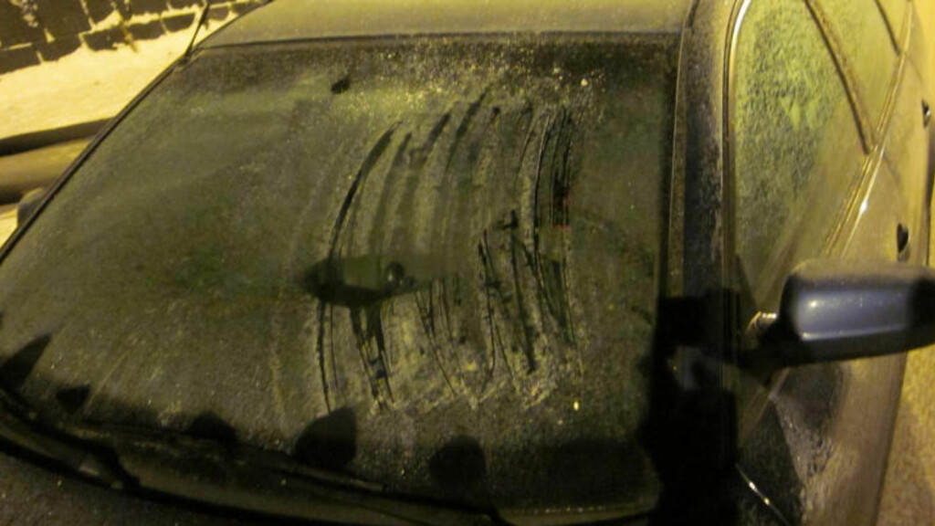 DÅRLIG SKRAPING: Denne bilen ble nylig stoppet av UP i Trøndelag. Foto: UP DÅRLIG SKRAPING: Denne bilen ble nylig stoppet av UP i Trøndelag. Foto: UP