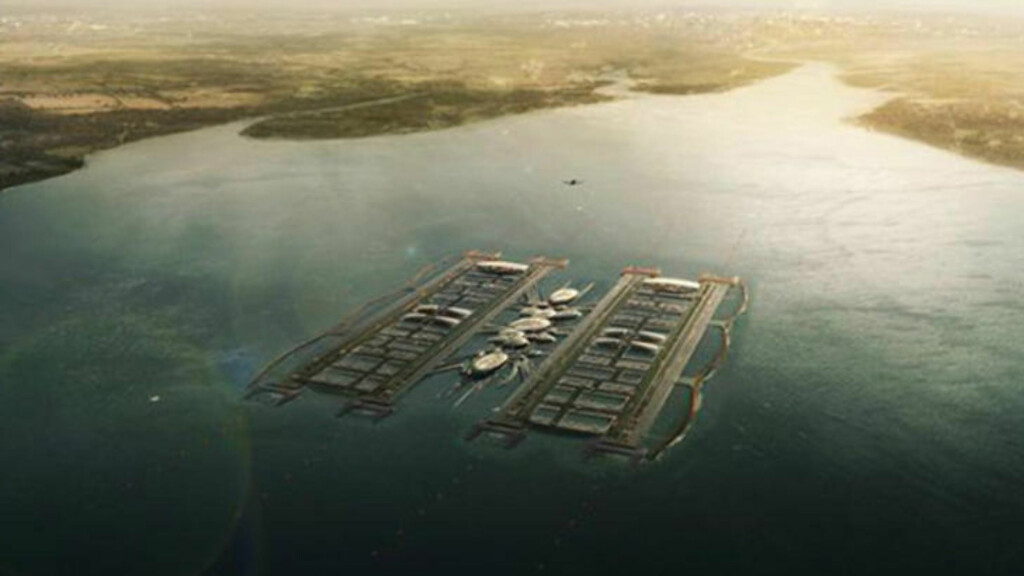 LONDON BRITANNIA AIRPORT: I forrige uke meldte den britiske regjeringa at en endelig beslutning om ny flyplass først vil bli tatt etter valget i 2015. Illustrasjon: GENSLER LONDON BRITANNIA AIRPORT: I forrige uke meldte den britiske regjeringa at en endelig beslutning om ny flyplass først vil bli tatt etter valget i 2015. Illustrasjon: GENSLER