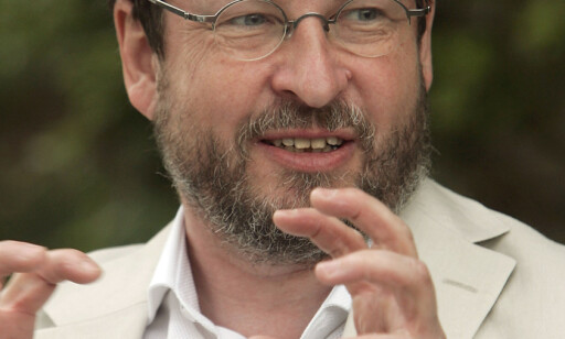 Danish director Lars Von Trier gestures during an interview at a hotel in Antibes, southern France, Tuesday, May 17, 2005. Trier's movie Danish director Lars Von Trier gestures during an interview at a hotel in Antibes, southern France, Tuesday, May 17, 2005. Trier's movie