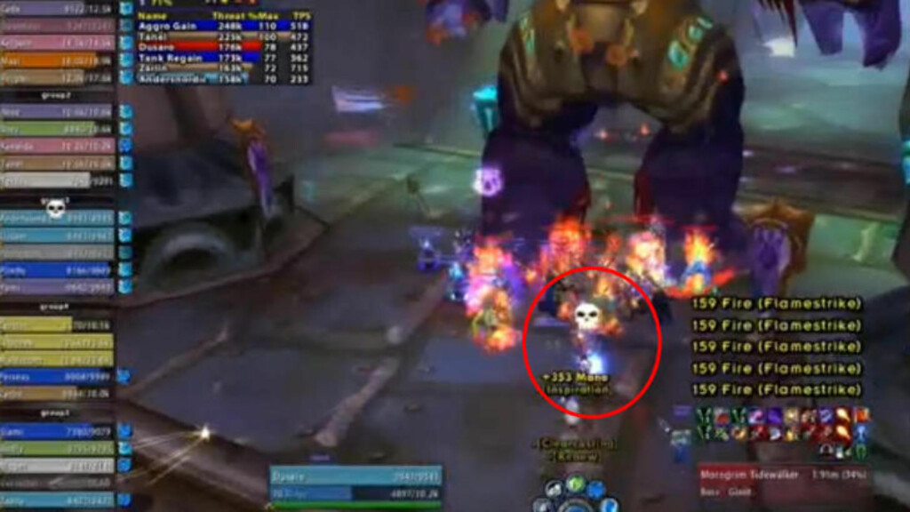 FYRER AV: Her skyter Anders Behring Breivik i spillet World of Warcraft. Han kalte seg Andersnordic da han spilte rollespillet. Da dette bildet var tatt var han leder for et laug med titalls medlemmer. Foto: Youtube/WOW FYRER AV: Her skyter Anders Behring Breivik i spillet World of Warcraft. Han kalte seg Andersnordic da han spilte rollespillet. Da dette bildet var tatt var han leder for et laug med titalls medlemmer. Foto: Youtube/WOW