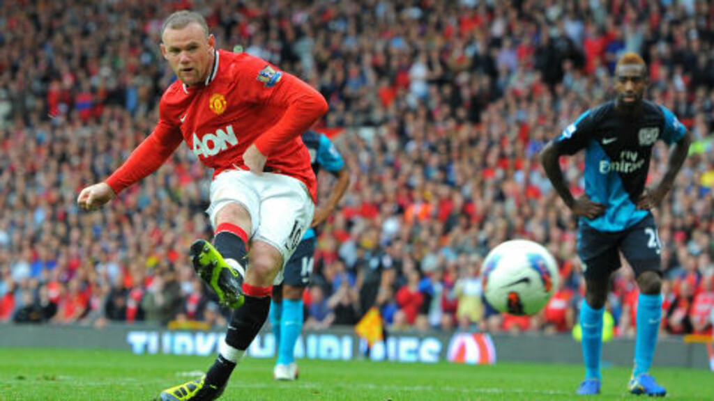 PÅ FJERDEPLASS: Wayne Rooney og Manchester United har fått fjerde flest straffer siden 2006/07-sesongen. Foto. AFP PHOTO/ANDREW YATES PÅ FJERDEPLASS: Wayne Rooney og Manchester United har fått fjerde flest straffer siden 2006/07-sesongen. Foto. AFP PHOTO/ANDREW YATES
