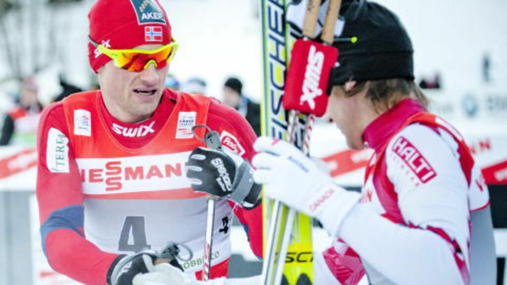 PISSPREIK: Devon Kershaw tror ikke et sekund på at Petter Northug gir blaffen i andreplassen.Foto: Thomas Rasmus Skaug / Dagbladet PISSPREIK: Devon Kershaw tror ikke et sekund på at Petter Northug gir blaffen i andreplassen.Foto: Thomas Rasmus Skaug / Dagbladet
