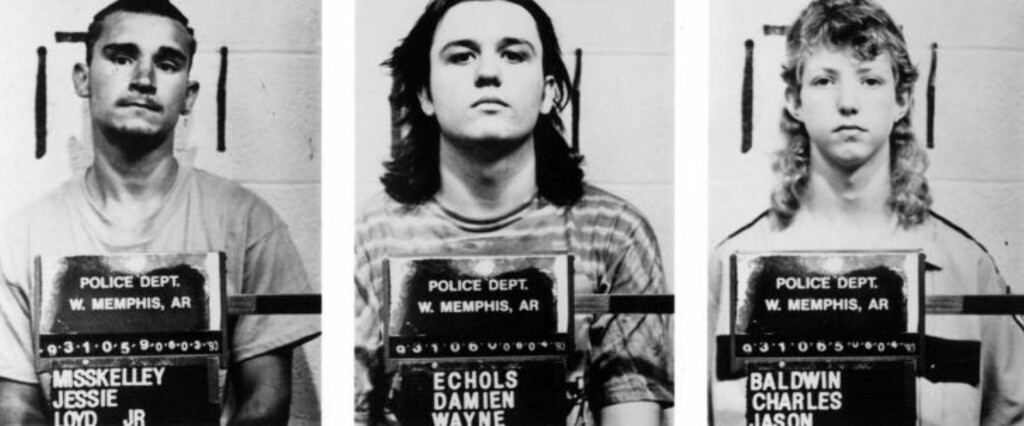 HEVDER SIN USKYLD: Jessie Misskelley, Damien Echols og Jason Baldwin har alltid hevdet sin uskyld. Likevel har de nå innrømmet å ha stått bak drapene. Foto: NYT/SCANPIX HEVDER SIN USKYLD: Jessie Misskelley, Damien Echols og Jason Baldwin har alltid hevdet sin uskyld. Likevel har de nå innrømmet å ha stått bak drapene. Foto: NYT/SCANPIX
