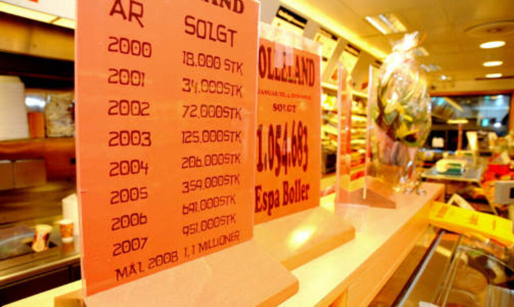 REDDET STASJONEN: Boller ble redningen for bensinstasjonen på Espa. Det var enten å finne på noe eller legge ned i 2000, forteller stasjonens medeier Morten Støen. Foto: ØISTEIN NORUM MONSEN REDDET STASJONEN: Boller ble redningen for bensinstasjonen på Espa. Det var enten å finne på noe eller legge ned i 2000, forteller stasjonens medeier Morten Støen. Foto: ØISTEIN NORUM MONSEN