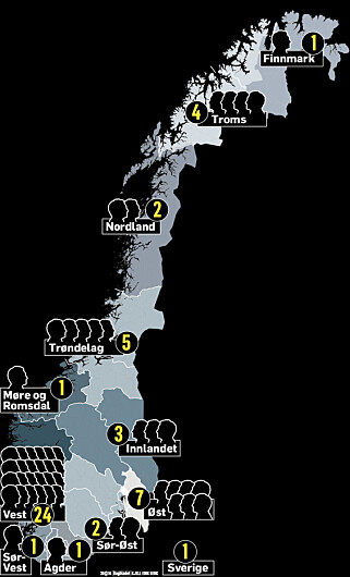 DARK ROOM: Etterforskningsgruppa i Vest politidistrikt har åpnet sak om overgrepmateriale og direkte overgrep på i første omgang 51 personer. Grafikk: Kjell Erik Berg / Dagbladet DARK ROOM: Etterforskningsgruppa i Vest politidistrikt har åpnet sak om overgrepmateriale og direkte overgrep på i første omgang 51 personer. Grafikk: Kjell Erik Berg / Dagbladet