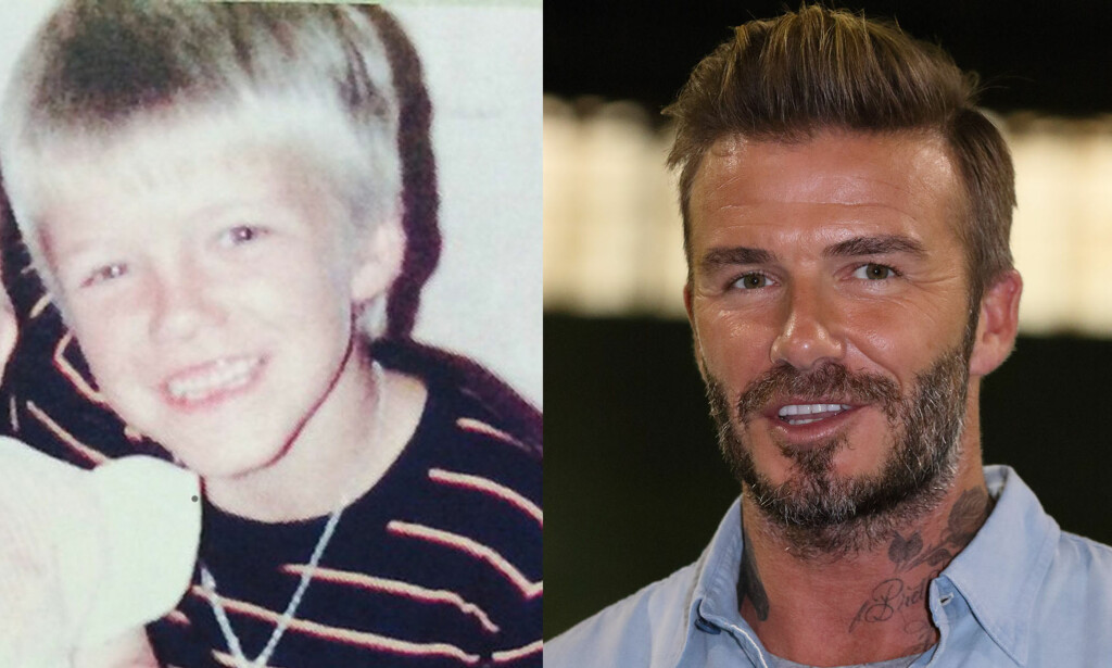 UGJENKJENNELIG: Fotballstjernen David Beckham er nesten ikke å kjenne igjen på bildet fra barndommen. Foto: NTB scanpix UGJENKJENNELIG: Fotballstjernen David Beckham er nesten ikke å kjenne igjen på bildet fra barndommen. Foto: NTB scanpix
