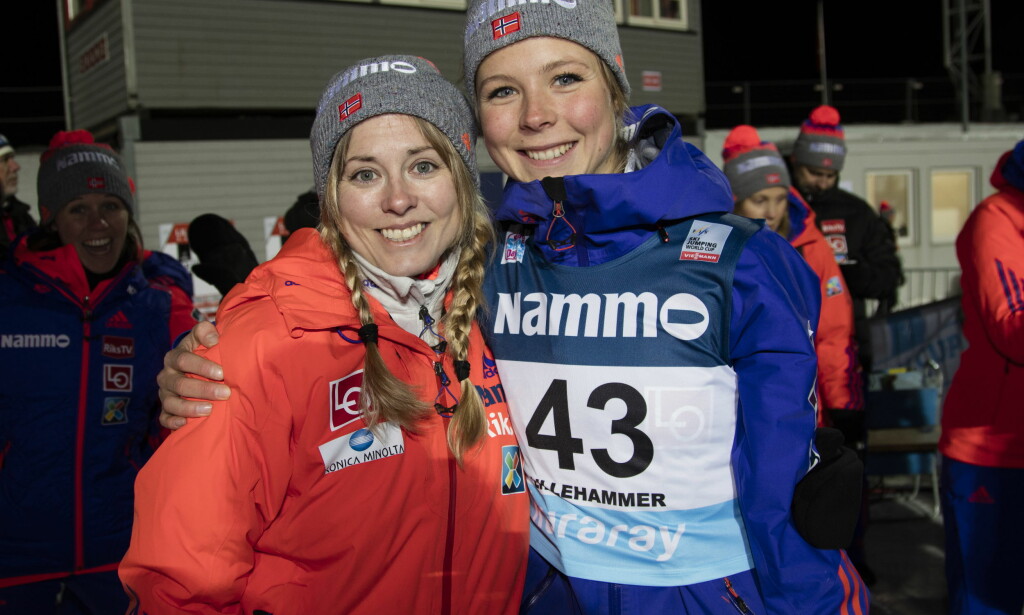 ARVTAKER: Maren Lundby (til høyre) har overtatt posisjonen til Anette Sagen som Norges beste skihopper for damer. Foto: Geir Olsen / NTB Scanpix ARVTAKER: Maren Lundby (til høyre) har overtatt posisjonen til Anette Sagen som Norges beste skihopper for damer. Foto: Geir Olsen / NTB Scanpix