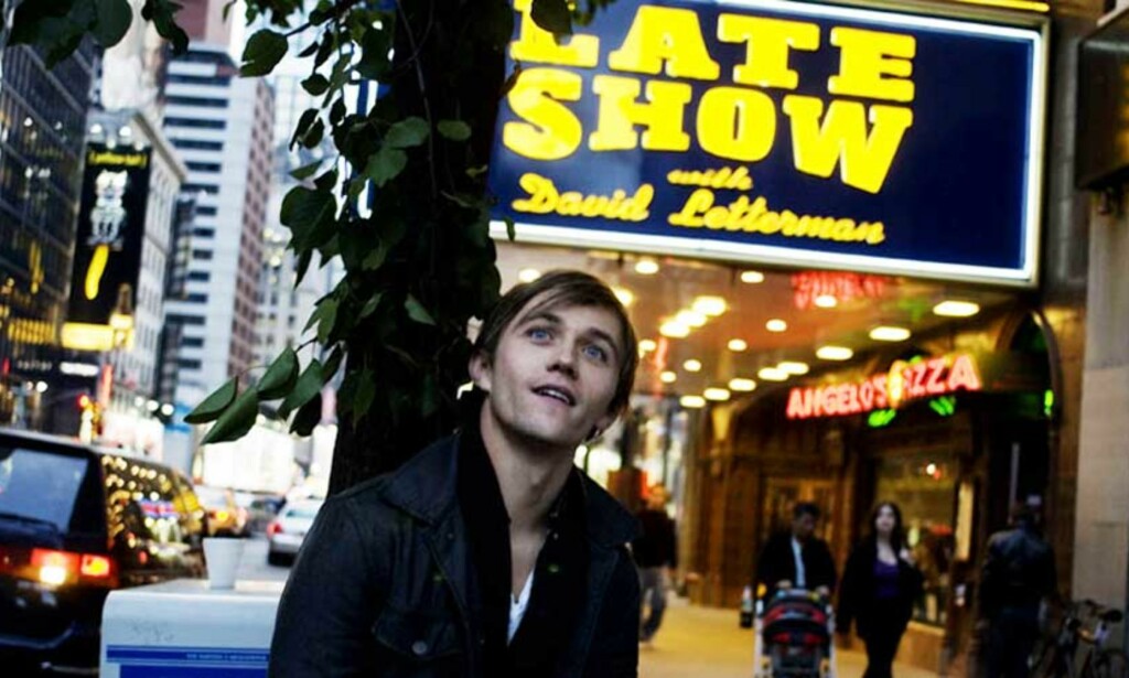 PÅ LETTERMAN: Sondre Lerche spilte for over fire millioner tv-seere i går. Foto: KRISTINE NYBORG PÅ LETTERMAN: Sondre Lerche spilte for over fire millioner tv-seere i går. Foto: KRISTINE NYBORG