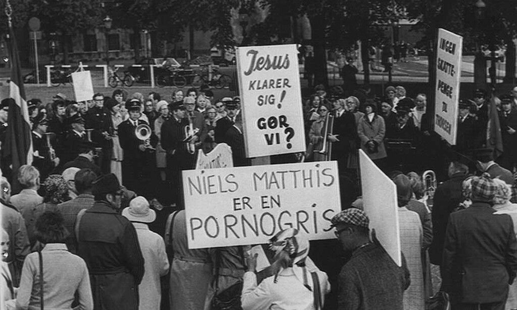 KVINNEKAMP PÅ 70-TALLET: Her danske paroler fra 1975. Foto: JENS JØRGEN THORSEN KVINNEKAMP PÅ 70-TALLET: Her danske paroler fra 1975. Foto: JENS JØRGEN THORSEN