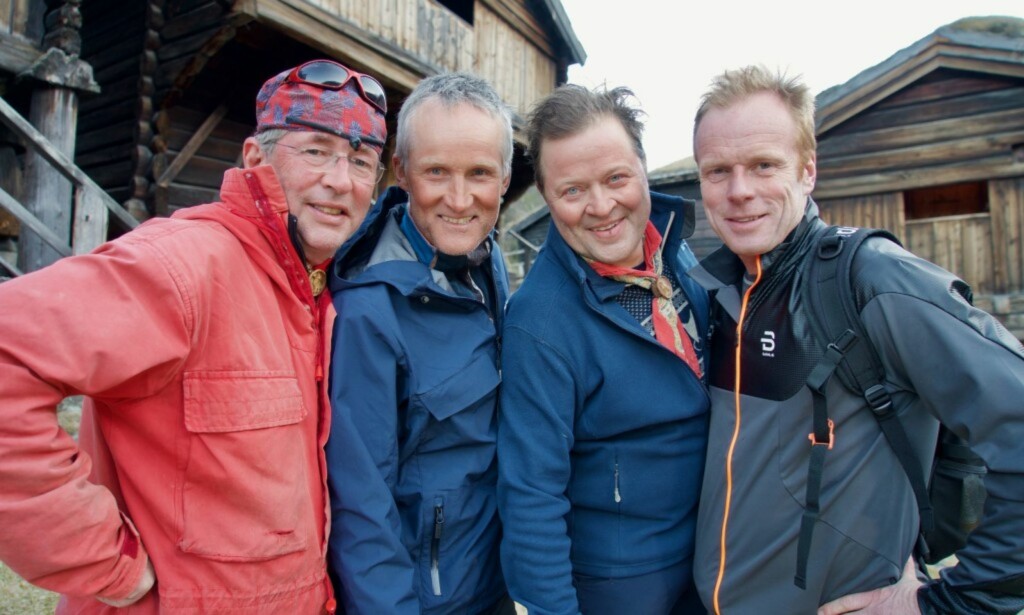 SAMMEN IGJEN: Arne Brimi, Vegard Ulvang, Arne Hjeltnes og Bjørn Dæhlie dukker igjen opp i «Gutta på tur». Foto: Håvard Solem / TV 2 SAMMEN IGJEN: Arne Brimi, Vegard Ulvang, Arne Hjeltnes og Bjørn Dæhlie dukker igjen opp i «Gutta på tur». Foto: Håvard Solem / TV 2
