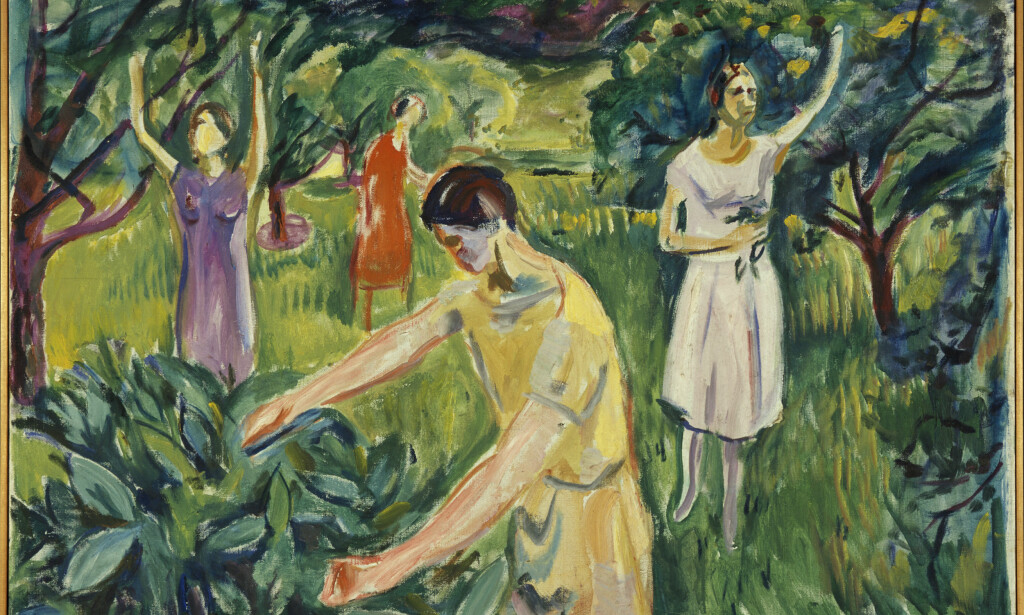 Four Women in the Garden, 1926 Four Women in the Garden, 1926