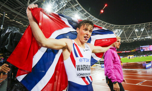 BEST I VERDEN: Det tok ikke lang tid med spesialstrening før Karsten Warholm tok et eventyrli VM-gull på 400 meter hekk i London.
Foto: Heiko Junge / NTB scanpix BEST I VERDEN: Det tok ikke lang tid med spesialstrening før Karsten Warholm tok et eventyrli VM-gull på 400 meter hekk i London.
Foto: Heiko Junge / NTB scanpix
