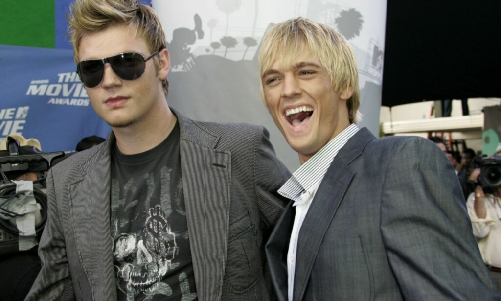 HELTER PÅ 90-TALLET: Nick (t.v.) og broren Aaron Carter smeltet mange ungpikers hjerter på 90-tallet. Her er de avbildet sammen under MTV Movie Awards i Los Angeles i juni 2006. Foto: REUTERS/Fred Prouser HELTER PÅ 90-TALLET: Nick (t.v.) og broren Aaron Carter smeltet mange ungpikers hjerter på 90-tallet. Her er de avbildet sammen under MTV Movie Awards i Los Angeles i juni 2006. Foto: REUTERS/Fred Prouser