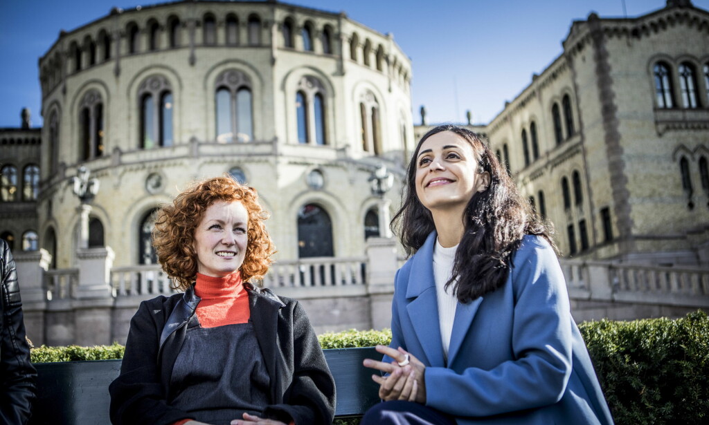 I kulissene: Janne Heltberg fikk via Hadia Tajik et innblikk i hverdagen som stortingspolitiker, noe som viser igjen i «Okkupert 2». Foto: Christian Roth Christensen I kulissene: Janne Heltberg fikk via Hadia Tajik et innblikk i hverdagen som stortingspolitiker, noe som viser igjen i «Okkupert 2». Foto: Christian Roth Christensen