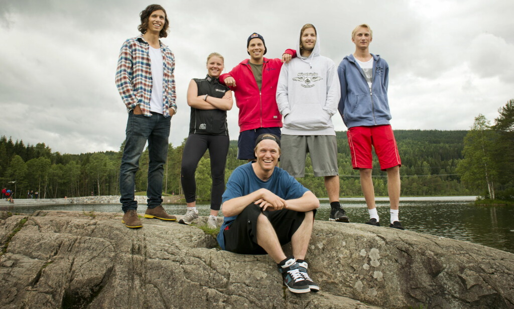 STARTEN: Her presenterer Skiforbundet landslaget i freeski for første gang. Fra venstre: Frankum, Tiril Sjåstad Christiansen, Per Kristian Hunder, Andreas Håtveit, Aleksander Aurdal og Fridtjof Semb Fredricsson. Foto: Fredrik Varfjell / NTB scanpix STARTEN: Her presenterer Skiforbundet landslaget i freeski for første gang. Fra venstre: Frankum, Tiril Sjåstad Christiansen, Per Kristian Hunder, Andreas Håtveit, Aleksander Aurdal og Fridtjof Semb Fredricsson. Foto: Fredrik Varfjell / NTB scanpix