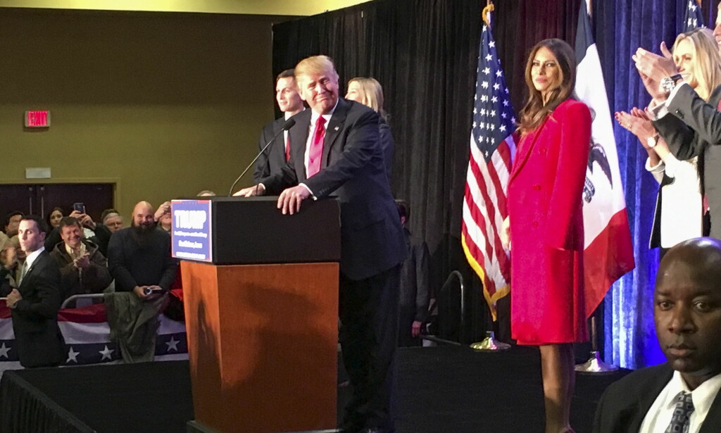 ETT ÅR SIDEN: På onsdag er det ett år siden Donald Trump overraskende ble valgt til USAs president. Her sammen med kona Melania Trump under valgkampen. Foto: Lars Eivind Bones ETT ÅR SIDEN: På onsdag er det ett år siden Donald Trump overraskende ble valgt til USAs president. Her sammen med kona Melania Trump under valgkampen. Foto: Lars Eivind Bones