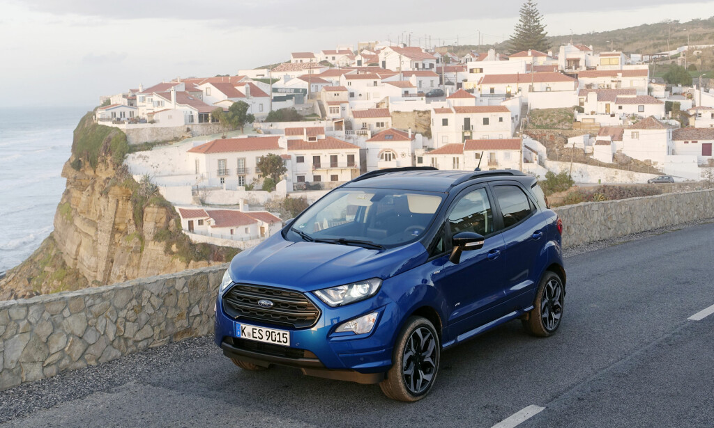 MER LIKHET: Panser, front, bakluke og bakanger er nytt for å få EcoSport mer lik resten av Ford-sortimentet. Foto: Rune M. Nesheim MER LIKHET: Panser, front, bakluke og bakanger er nytt for å få EcoSport mer lik resten av Ford-sortimentet. Foto: Rune M. Nesheim