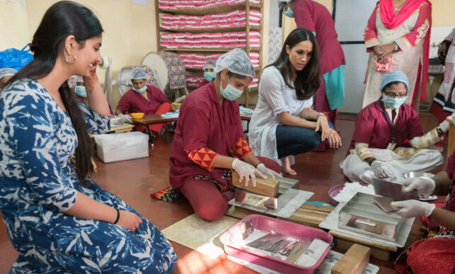 BESØK I INDIA: Det var blant annet etter at Meghan Markle besøkte et veldeidighetsprosjekt i India til støtte for utdanning for jenter, at søsteren kom med sin krasse uttalelse. Foto: Splash News/NTB Scanpix. BESØK I INDIA: Det var blant annet etter at Meghan Markle besøkte et veldeidighetsprosjekt i India til støtte for utdanning for jenter, at søsteren kom med sin krasse uttalelse. Foto: Splash News/NTB Scanpix.