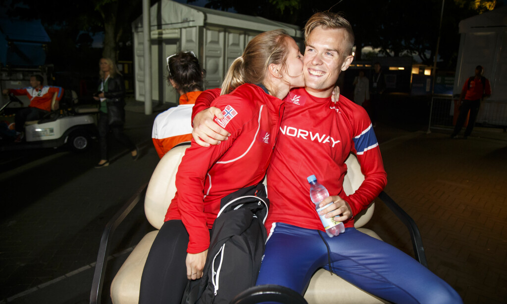 SPORTY PAR: Både Filip og Astrid er aktive idrettsutøvere. Foto: Heiko Junge / NTB Scanpix SPORTY PAR: Både Filip og Astrid er aktive idrettsutøvere. Foto: Heiko Junge / NTB Scanpix