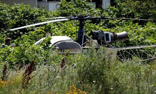 HELIKOPTERFLUKT: Politiet fant flukthelikopteret utbrent utenfor Paris 1. juli i år. Foto: GEOFFROY VAN DER HASSELT / AFP / NTB scanpix HELIKOPTERFLUKT: Politiet fant flukthelikopteret utbrent utenfor Paris 1. juli i år. Foto: GEOFFROY VAN DER HASSELT / AFP / NTB scanpix