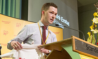 HAREIDE-RÅDGIVER: Emil André Erstad, avbildet under KrFs landsmøte i 2015. Foto: Ned Alley / NTB scanpix HAREIDE-RÅDGIVER: Emil André Erstad, avbildet under KrFs landsmøte i 2015. Foto: Ned Alley / NTB scanpix