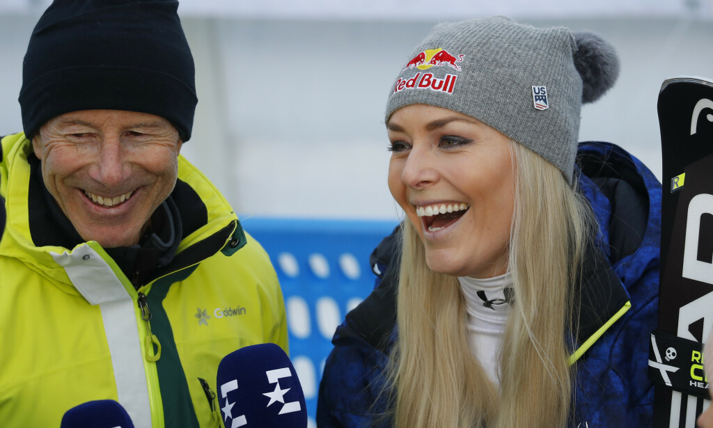 LEGEND Meeting: Choinnich Ingemar Stenmark and Lindsey Vonn after today's race in Åre. This is an American final fan of the end. Picture: NTB scanpix LEGEND Meeting: Choinnich Ingemar Stenmark and Lindsey Vonn after today's race in Åre. This is an American final fan of the end. Picture: NTB scanpix