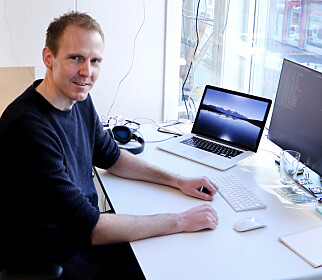 Seniorutvikler Christian Schwarz berømmer Ruby for sitt produktive miljø. 📸: Jørgen Jacobsen Seniorutvikler Christian Schwarz berømmer Ruby for sitt produktive miljø. 📸: Jørgen Jacobsen