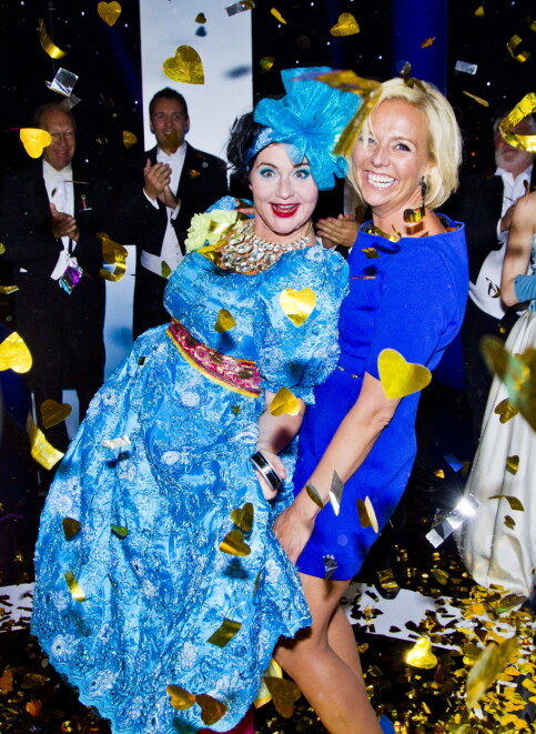 2013: Christine Koht slik vi er vant til å se henne. Her med Linn Skåber i 2013. Foto: NTB Scanpix 2013: Christine Koht slik vi er vant til å se henne. Her med Linn Skåber i 2013. Foto: NTB Scanpix