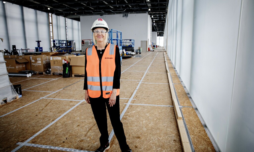 LYSHALLEN: Karin Hindsbo i den nye store Lyshallen, tidligere kjent som Alabasthallen. Foto: Nina Hansen LYSHALLEN: Karin Hindsbo i den nye store Lyshallen, tidligere kjent som Alabasthallen. Foto: Nina Hansen