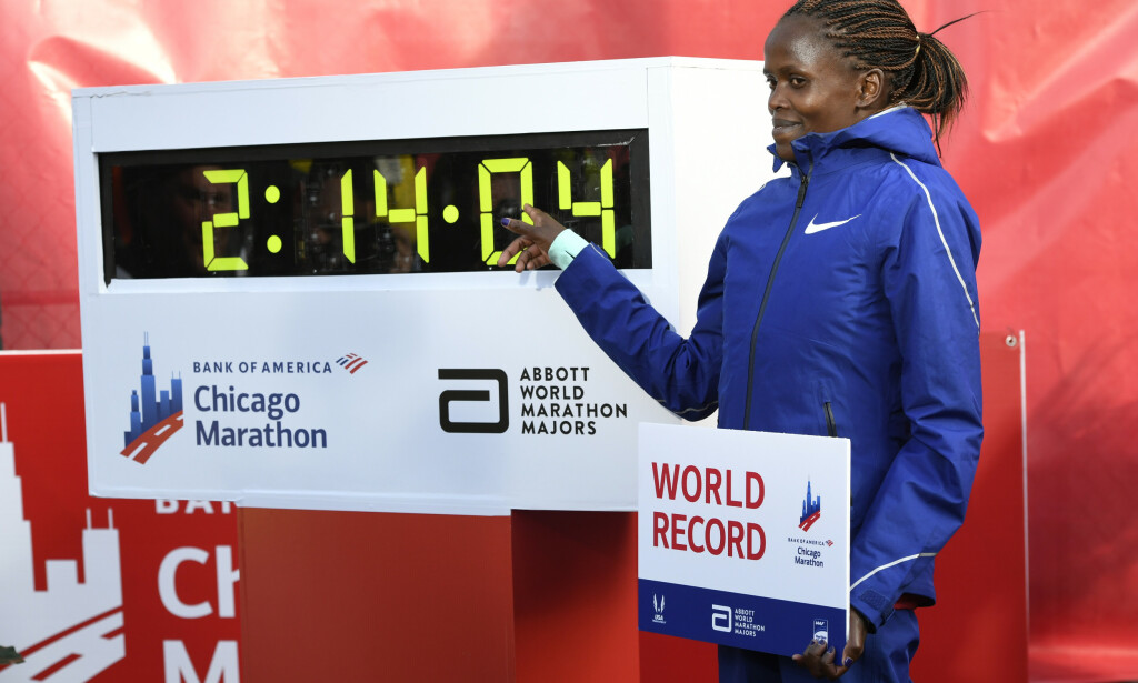 NY REKORD: Brigid Kosgei. Foto: NTB Scanpix NY REKORD: Brigid Kosgei. Foto: NTB Scanpix