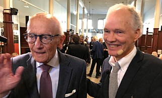 PÅ PLASS: Kåre Willoch var til stede da Tor Bomann-Larsens kongebiografi ble lansert. Foto: Anders Grønneberg PÅ PLASS: Kåre Willoch var til stede da Tor Bomann-Larsens kongebiografi ble lansert. Foto: Anders Grønneberg
