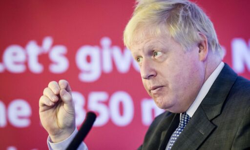 image: Johnson sammenlikner EU med Adolf Hitler