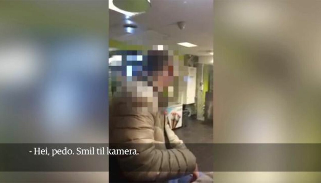 Baneheia-drapsmannen ble filmet på gatekjøkken - nå er filmeren (42) politianmeldt Baneheia-drapsmannen ble filmet på gatekjøkken - nå er filmeren (42) politianmeldt