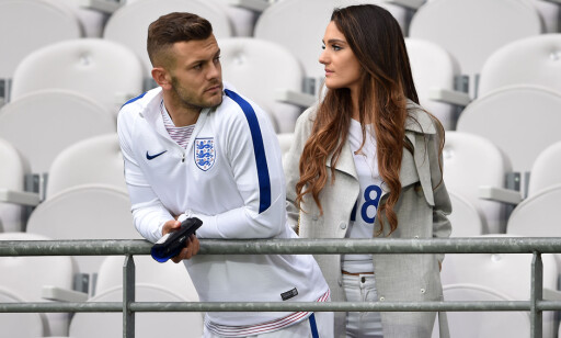 FORLOVET: Jack Wilshere og Andriani Michael. Foto: NTB Scanpix FORLOVET: Jack Wilshere og Andriani Michael. Foto: NTB Scanpix
