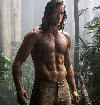 TARZAN: Alexander Skarsgård i «The Legend of Tarzan». Foto: Jonathan Olley/Warner Bros. Entertainment via AP TARZAN: Alexander Skarsgård i «The Legend of Tarzan». Foto: Jonathan Olley/Warner Bros. Entertainment via AP