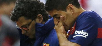 Suárez klarte ikke holde tårene tilbake etter skade Suárez klarte ikke holde tårene tilbake etter skade