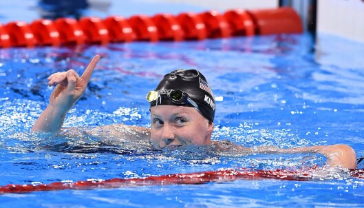 TOK GULL: Lilly King fra USA. Foto: EPA/DEAN LEWIS TOK GULL: Lilly King fra USA. Foto: EPA/DEAN LEWIS 