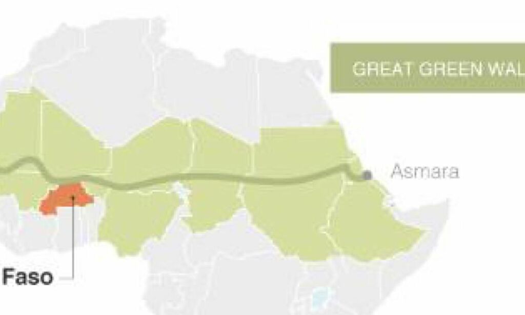 image: En grønn mur av 7000 km trær skal redde 500 mill. mål med land og hindre ekstremisme