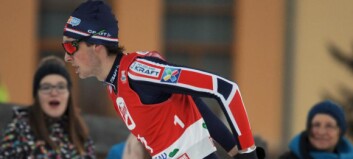 Jarl Magnus Riiber (18) tok sin første verdenscupseier i Holmenkollen Jarl Magnus Riiber (18) tok sin første verdenscupseier i Holmenkollen