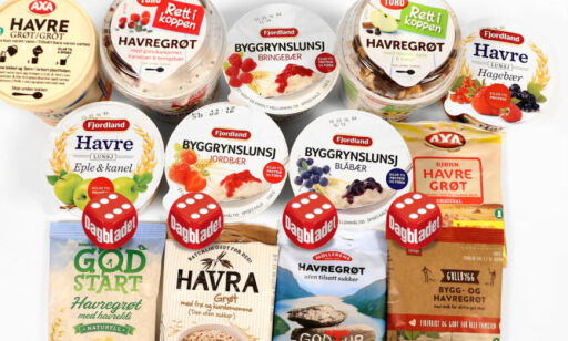 image: Ernæringstest av havre- og byggrynsgrøt
