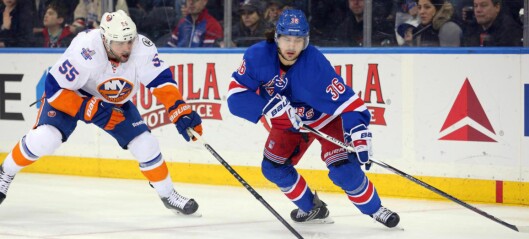 Rangers tapte i målfest mot Islanders. Zucca utvist Rangers tapte i målfest mot Islanders. Zucca utvist
